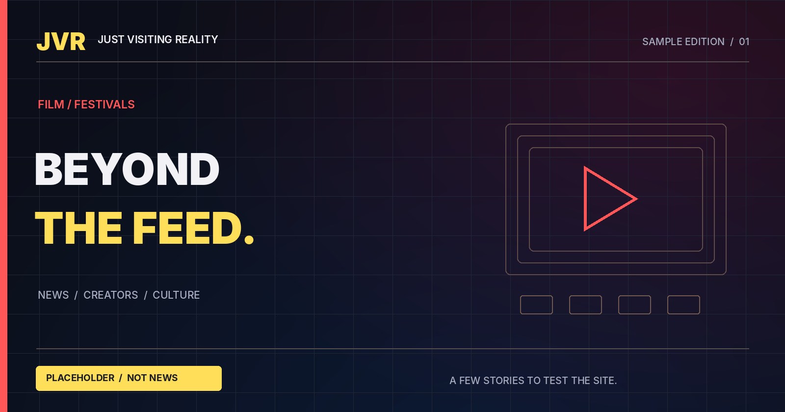 Placeholder image for an AI film festival story